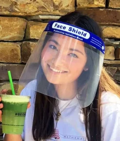 Fashion Nayked Apparel Comfort Face Shield With Elastic, 2-Pack/Discontinued