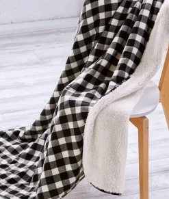 Sale Nayked Apparel Everest Sherpa Flannel Blanket