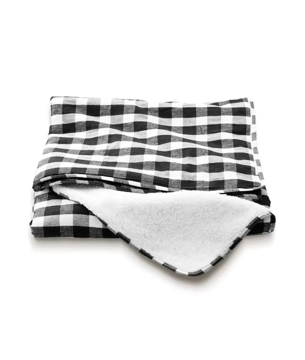 Clearance Nayked Apparel Everest Sherpa Flannel Blanket