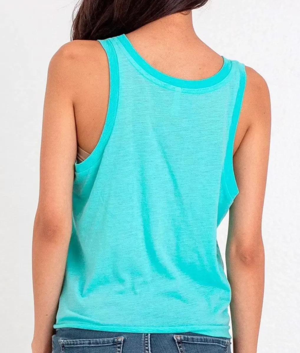 New Nayked Apparel Ladies Ridiculously Soft Lightweight Knotted Tank