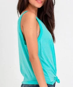 New Nayked Apparel Ladies Ridiculously Soft Lightweight Knotted Tank