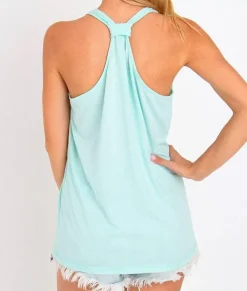 Sale Nayked Apparel Ladies Ridiculously Soft Knotted Racerback Tank