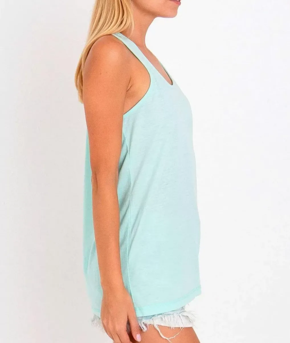 Sale Nayked Apparel Ladies Ridiculously Soft Knotted Racerback Tank