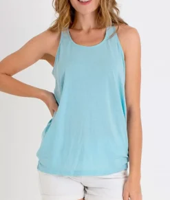 Sale Nayked Apparel Ladies Ridiculously Soft Knotted Racerback Tank