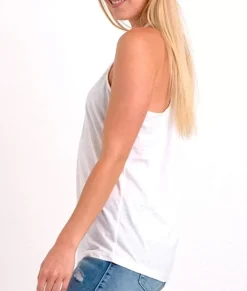 Sale Nayked Apparel Ladies Ridiculously Soft Knotted Racerback Tank