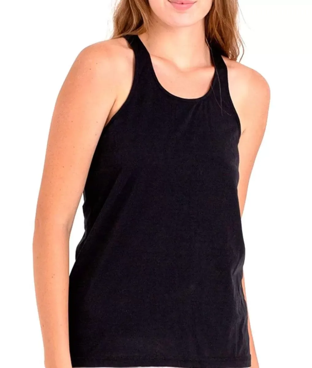 Sale Nayked Apparel Ladies Ridiculously Soft Knotted Racerback Tank