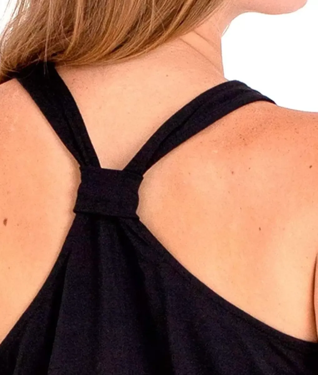 Best Nayked Apparel Ladies Ridiculously Soft Knotted Racerback Tank