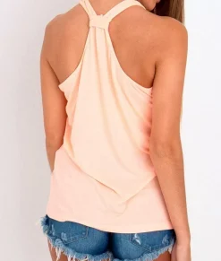 Outlet Nayked Apparel Ladies Ridiculously Soft Knotted Racerback Tank