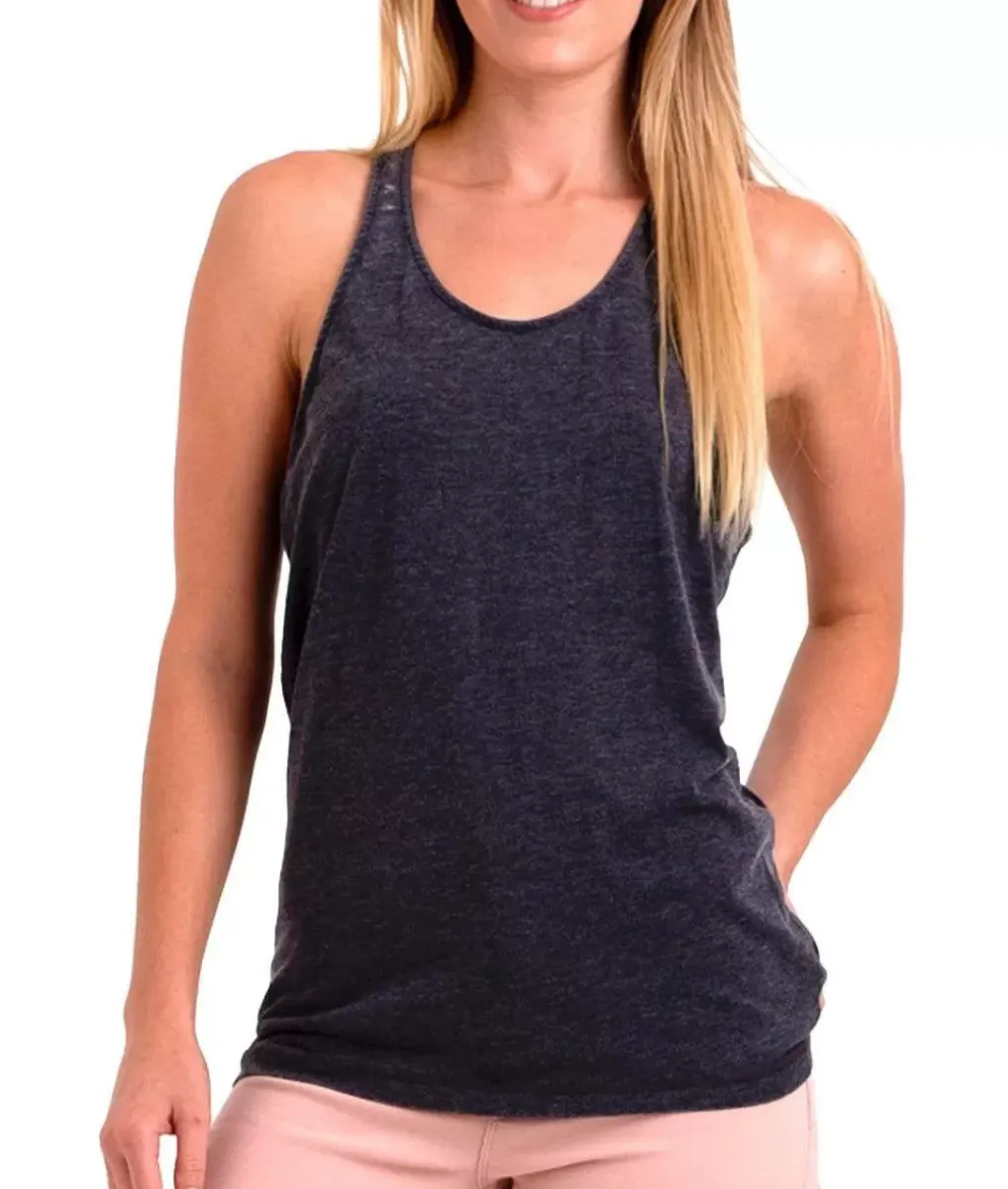 Hot Nayked Apparel Ladies Ridiculously Soft Knotted Racerback Tank