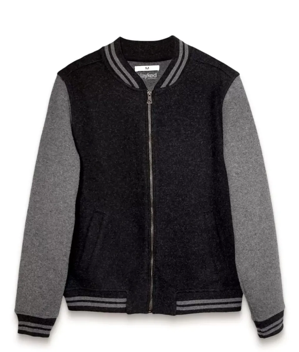 Online Nayked Apparel Legendary Wool Bomber Jacket