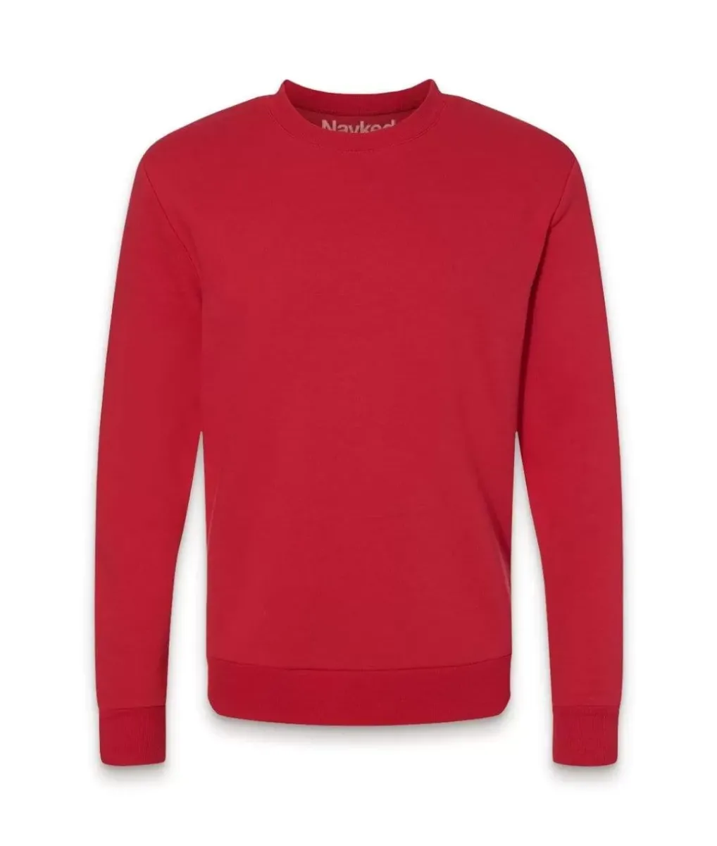 Clearance Nayked Apparel Men Soft Eco Friendly Crew Neck Pullover