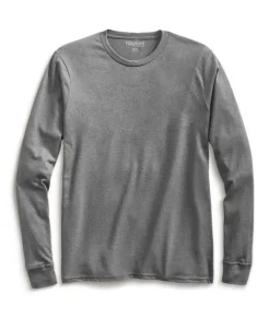 Clearance Nayked Apparel Men'S Big Ridiculously Soft Recycled Lightweight Long Sleeve T-Shirt