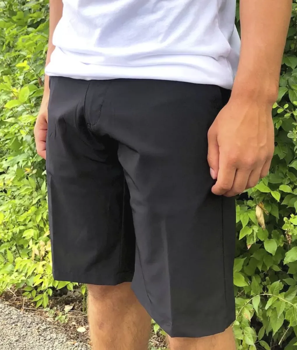 New Nayked Apparel Men'S Black Hybrid Stretch Short