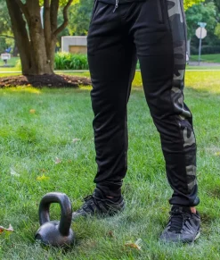 Sale Nayked Apparel Men'S Camo Panel Midweight Tech Fleece Active Jogger/Discontinued Army Camo