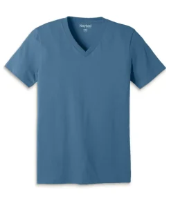 Discount Nayked Apparel Men'S Classic Cotton Big Short Sleeve V-Neck T-Shirt