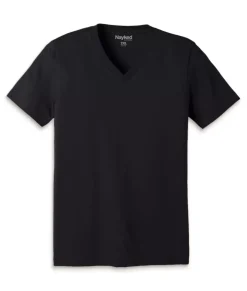 Sale Nayked Apparel Men'S Classic Cotton Big Short Sleeve V-Neck T-Shirt