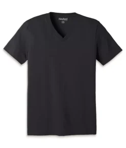 Sale Nayked Apparel Men'S Classic Cotton Big Short Sleeve V-Neck T-Shirt