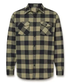 Best Nayked Apparel Men'S Classic Flannel Shirt