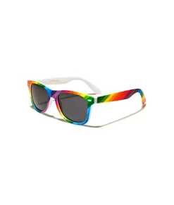 Best Nayked Apparel Men'S Classic Retro Sunglasses With Uv Protection, Lifetime Guarantee Rainbow