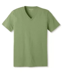 Best Nayked Apparel Men'S Classic Soft Heathered Big Short Sleeve V-Neck T-Shirt