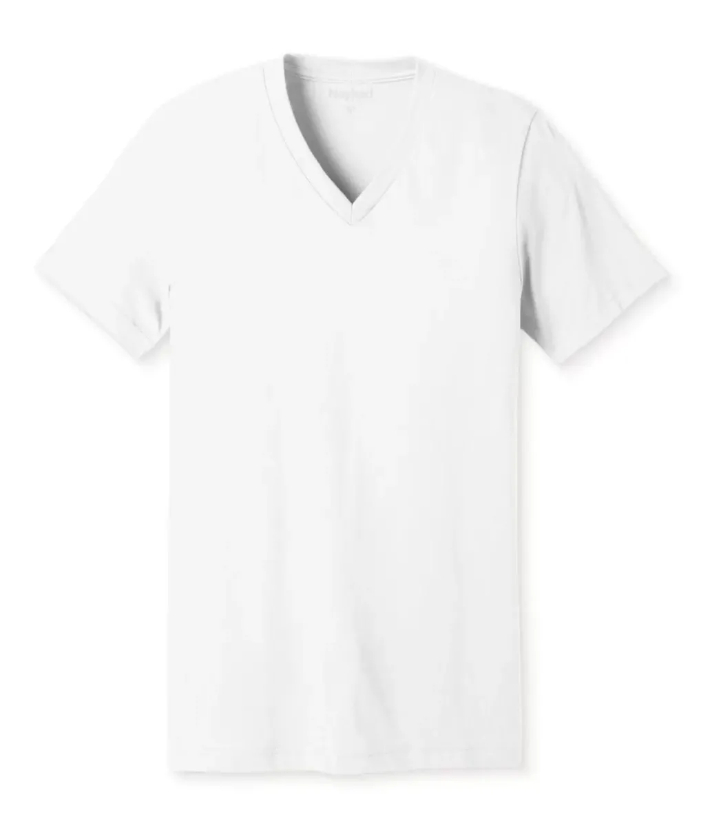 Clearance Nayked Apparel Men'S Classic Soft Heathered Short Sleeve V-Neck T-Shirt