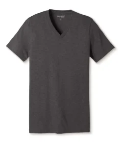 Clearance Nayked Apparel Men'S Classic Soft Heathered Short Sleeve V-Neck T-Shirt