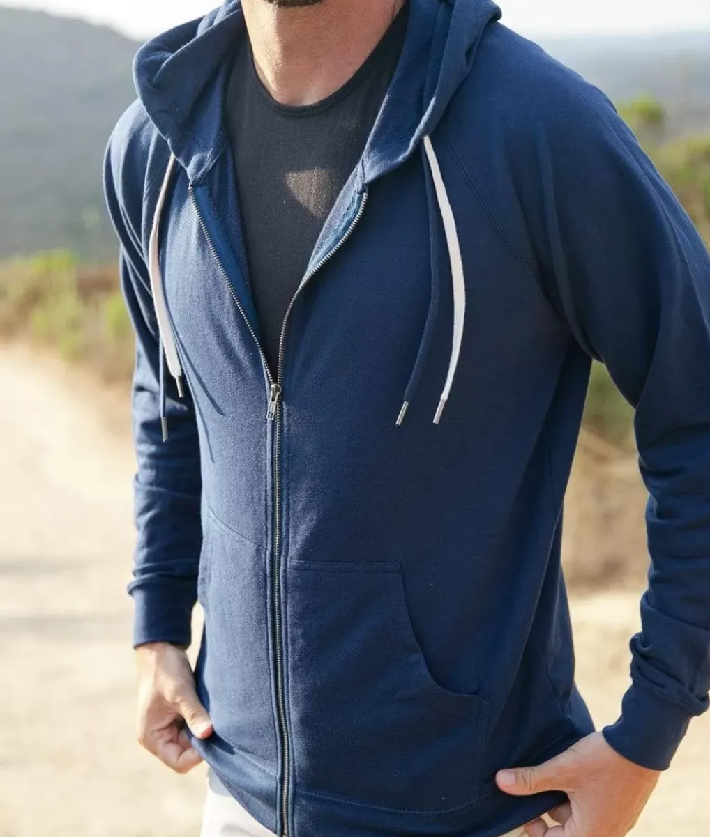 Outlet Nayked Apparel Men'S French Terry Full-Zip Hoodie