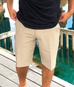 Outlet Nayked Apparel Men'S Khaki Hybrid Stretch Short