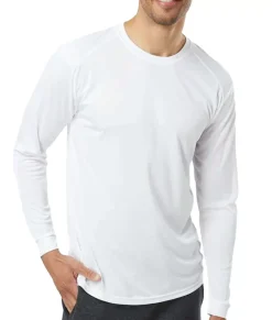 Outlet Nayked Apparel Men'S Long Islander Performance Upf Long Sleeve T-Shirt
