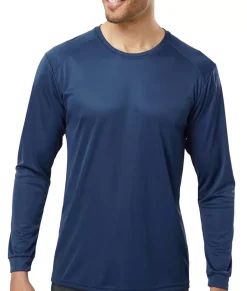 Outlet Nayked Apparel Men'S Long Islander Performance Upf Long Sleeve T-Shirt