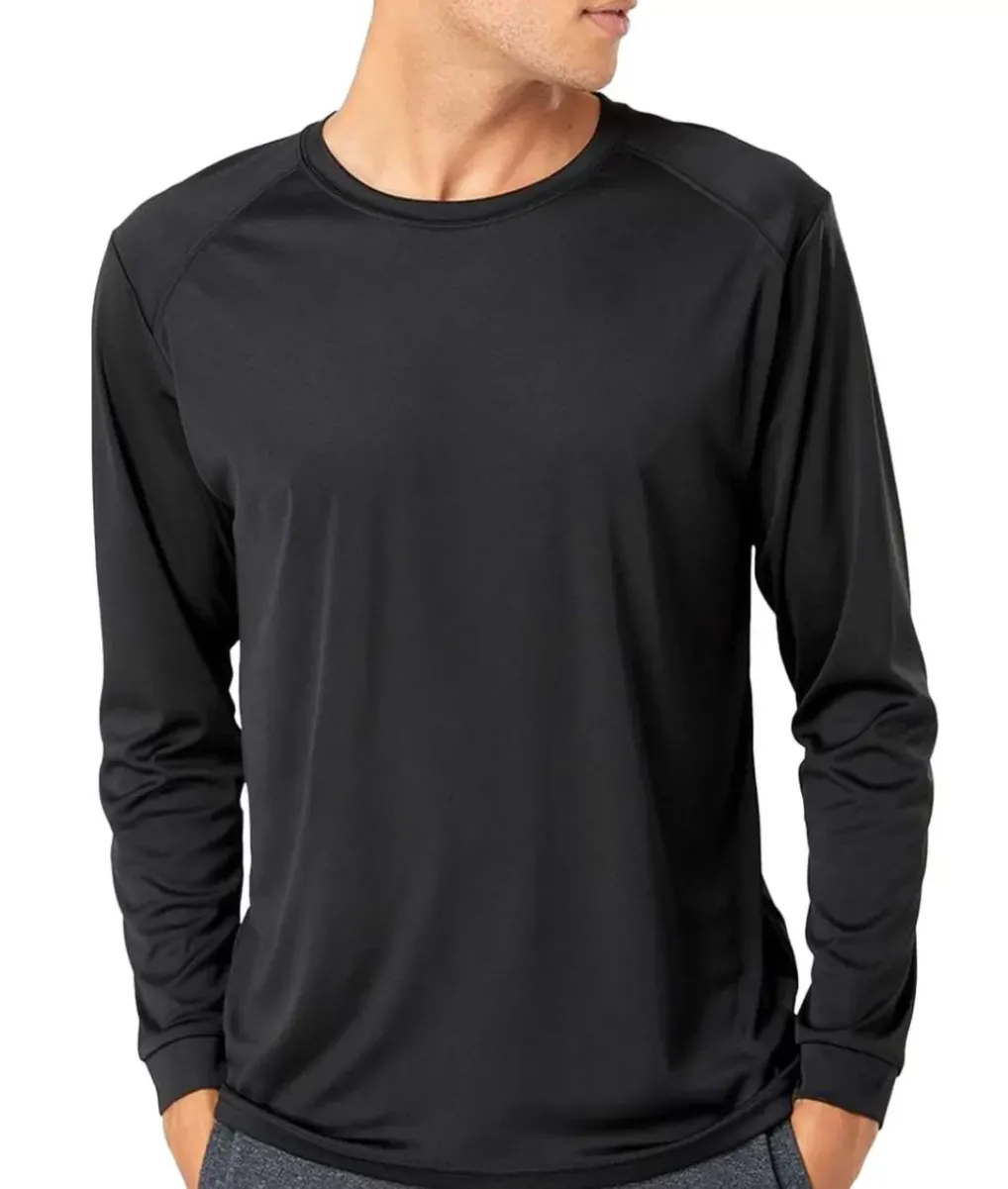 Outlet Nayked Apparel Men'S Long Islander Performance Upf Long Sleeve T-Shirt