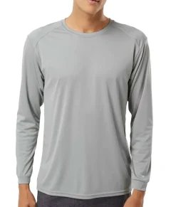 Discount Nayked Apparel Men'S Long Islander Performance Upf Long Sleeve T-Shirt