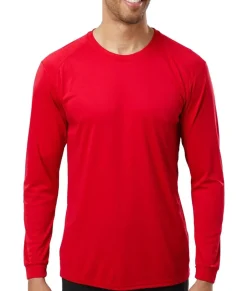 Online Nayked Apparel Men'S Long Islander Performance Upf Long Sleeve T-Shirt