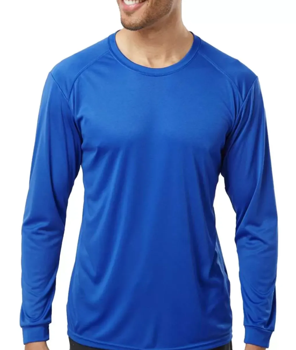 Online Nayked Apparel Men'S Long Islander Performance Upf Long Sleeve T-Shirt