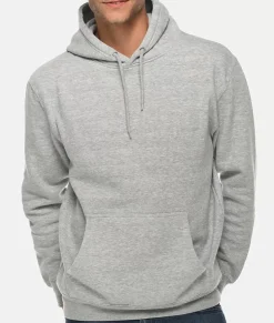 Hot Nayked Apparel Men'S Midweight Premium Soft Pullover Sweatshirt Hoodie