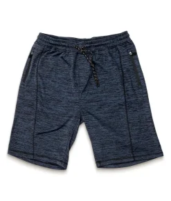 Fashion Nayked Apparel Men'S Midweight Tech Fleece Active Shorts Heather Navy