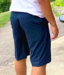 Online Nayked Apparel Men'S Navy Hybrid Stretch Short/Discontinued