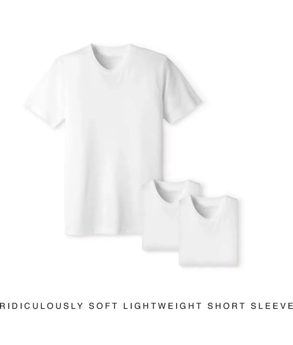 New Nayked Apparel Men'S 3Pk Ridiculously Soft Lightweight Crew Neck T-Shirt
