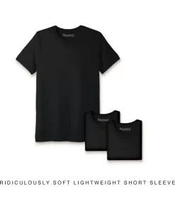 Hot Nayked Apparel Men'S 3Pk Ridiculously Soft Lightweight Crew Neck T-Shirt