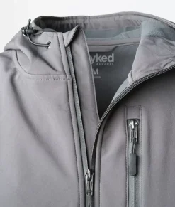 Best Nayked Apparel Men'S Poly-Tech Soft Shell Jacket