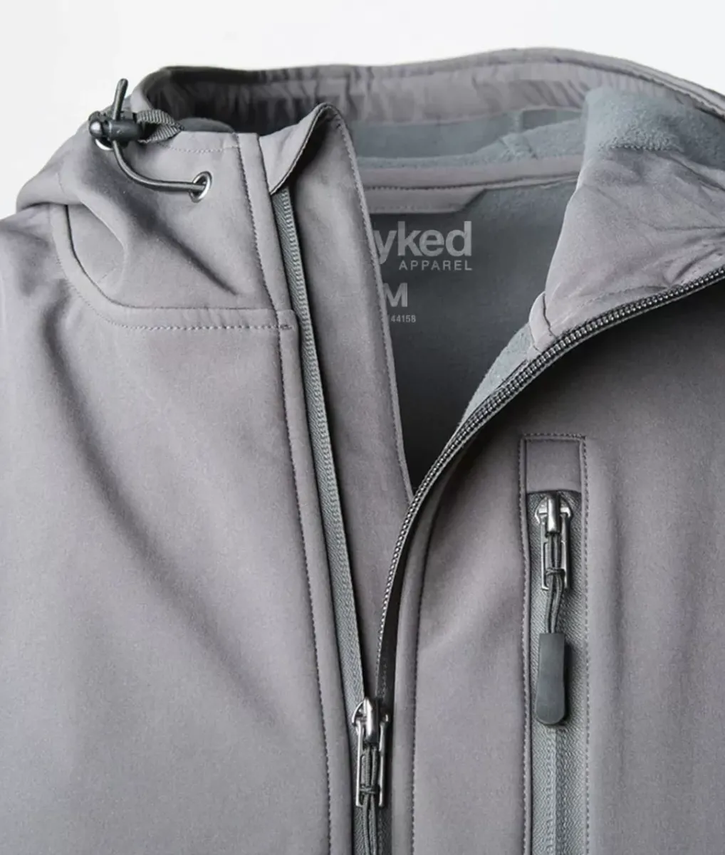 Best Nayked Apparel Men'S Poly-Tech Soft Shell Jacket