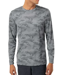 Online Nayked Apparel Men'S Pompano Performance Upf Camo Long Sleeve T-Shirt