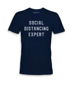 Fashion Nayked Apparel Men'S Ridiculously Soft 100% Cotton Graphic Tee | Social Distancing Expert