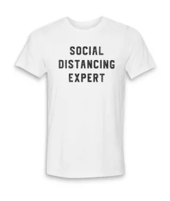 Fashion Nayked Apparel Men'S Ridiculously Soft 100% Cotton Graphic Tee | Social Distancing Expert