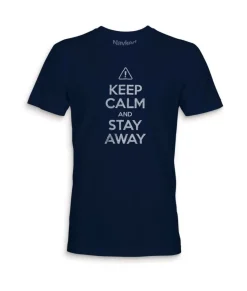 Clearance Nayked Apparel Men'S Ridiculously Soft 100% Cotton Graphic Tee | Keep Calm And Stay Away