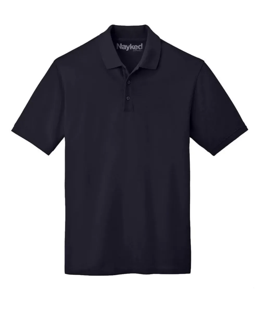 Hot Nayked Apparel Men'S Ridiculously Soft 100% Cotton Pique Polo Shirt