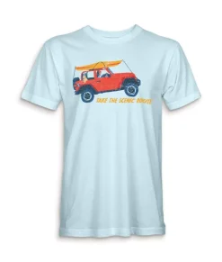 Fashion Nayked Apparel Men'S Ridiculously Soft 100% Cotton Graphic Tee | Take The Scenic Route