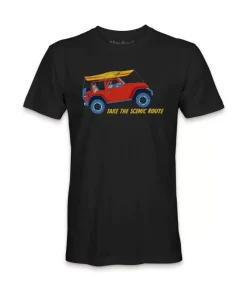 Fashion Nayked Apparel Men'S Ridiculously Soft 100% Cotton Graphic Tee | Take The Scenic Route