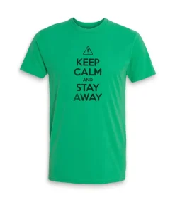 Best Nayked Apparel Men'S Ridiculously Soft 100% Cotton Graphic Tee | Keep Calm And Stay Away
