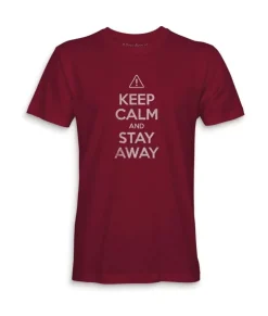 Best Nayked Apparel Men'S Ridiculously Soft 100% Cotton Graphic Tee | Keep Calm And Stay Away